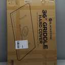 Blackstone 5004 36 Griddle Hard Cover, Powder Coated Steel, Black