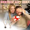 2 x HEYSKAY 2 Pack Water Bottle Letter Charms, As Stanley Cup Handles - Round Initial Name ID Charms for Simple Modern Tumblers