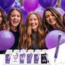 24 Sets Domestic Violence Awareness Pens Purple Ribbon Pens Bulk Cancer Awareness Notebooks Purple Ribbon Notepads for Breast Pancreatic Cancer Alzheimers Lupus Animal Abuse Event Party Supplies