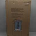 iTouchless 18 Gallon Wings Open Kitchen Trash Can with Lid and Odor Filter, Dog Proof Lid Lock 68 Liter Slim Stainless Steel Garbage Bin Home Office Bedroom Living Room Large Capacity Wastebasket (Brushed Silver 18 Gal Sensor)