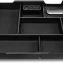 DNA MOTORING ZTL-Y-0019 Center Console Armrest Organizer Tray Compatible with 14-19 Tundra, Black
