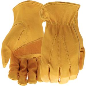 BOSS unisex adult durable Work Gloves, Brown, 2X-Large US, 1 Count (Pack of 1)