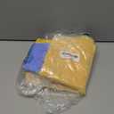 Premium 2pk Mini +1 Free Shammy Cloth for Car Drying - 17x13 - Super Absorbent Chamois Towel for Car - Scratch-Free, Reusable & Soft Cleaning Towel (Yellow, Blue)