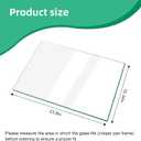240350620 Glass Shelf Replacement for Frigidaire Shelf Replacement 23.78"x16.34" Kenmore Refrigerator Replacement Shelves Fridge Glass Parts, 23.78"L x 16.34"W x 0.12"H