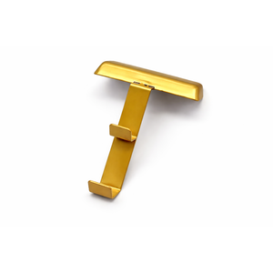 Mantle Holder Double Hooks, Gold