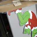 Silly Mischivieous Christmas Character Stealing Lights (Double Sided)