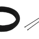 Elastics Hair Bands No Damage for Thick, Heavy and Curly Hair And Two Hairpins