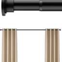 Secure Tension Curtain Rod, 42-76 in, Spring Loaded Curtain Rod