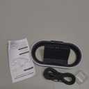 FASTSNAIL Charging Stand for PS Portal Compatible with Hard/Soft Cover, RGB Charge Station for TPU/EVA/Silicone Protective Case When Charging, Charge Holder for PlayStation 5 Portal (Black/White)