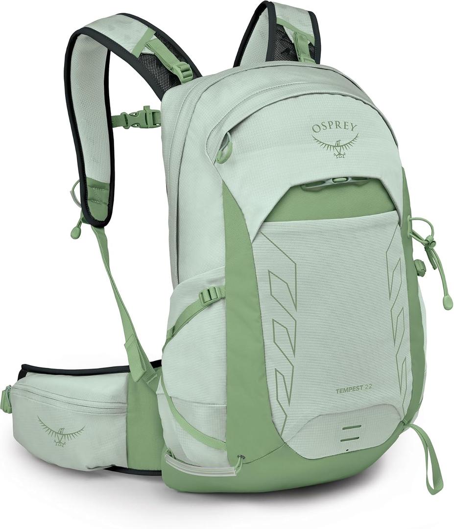 Osprey Tempest 22L Women's Lightweight Hiking Backpack, Green OS | daypack, travel daypack, camping pack, Green color, OS size, 22L - Standard Fit