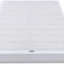 Amazon Basics Smart Box Spring Bed Base, 5-Inch Height Mattress Foundation, Tool-Free Easy Assembly, Full, 74"L x 53"W x 5"H, White