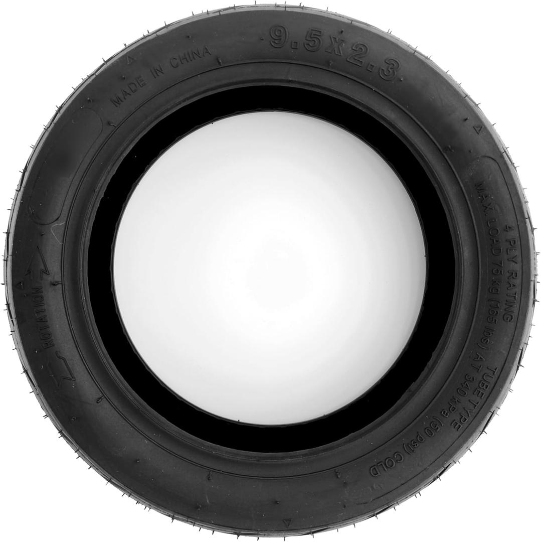 ZAITUO 9.5 x 2.3 9.5" Rubber Explosion-proof Tubeless Tire Replacement for NIU kqi 100p Electric Kick Scooter Electric Scooter Vacuum Tyre Wheel Parts (1)