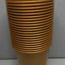 Layhit 24 Pcs Plastic Ice Buckets for Parties 3 Liters Wine Bucket Portable Ice Holder Disposable Wine Cooler for Party Wedding Party Beverage Champagne Soda and Beer (Gold)