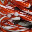 Candy Cane Lights 24 Pack- 168 Red Lights for Outdoor Christmas Decor, Connectable 22 Inch Lawn Pathway Markers for Yard, Patio, Waterproof Walkway Holiday Decorations