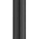 Matte Black 30 Inches Ceiling Mount Round Shower Arm With Flange Straight Extender Extension Pipe Replacement Rain Shower Head Straight For Fixed