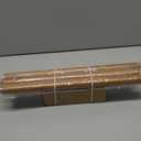 Boho Wood Curtain Rods for Windows 28 to 48 inch,1" Adjustable Heavy Duty Window Curtain Rod with Imitation Wood Grain Finials,Rustic Decorative Drapery Rods Set,Size:18-60'',Maple Wood