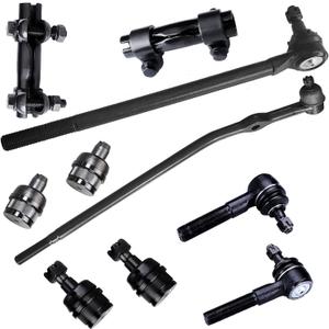 10PC Front Upper Lower Ball Joint + Front Inner to Connecting Tie Rod + Outer Tie Rod + Tie Rod Sleeves Kit for Ford Ranger 92-97 RWD, Suspension Kits Fit for Mazda B2300/B3000/B4000 94-97 RWD