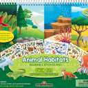 Teacher Created Resources Animal Habitats Reusable Sticker Pads