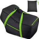 SCTEL Infant Car Seat Travel Bag - Fits Infant Car Seats with Anti-Rebound Bar Base, Car Seat Storage Bag, Car Seat Carrier for Airport, Water Dirt Tear Resistant, Baby Essentials (Green)
