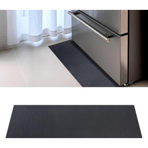Spill Mat for Refrigerator, 37x8.5 Inch Anti-Slip Drip Tray & Floor Protector for Mini Fridge, Leak Catcher with Rubber Backing