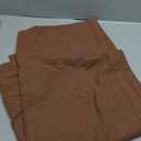 Brown Cotton Tablecloth, Table Cloth 52x70 Inch, Fits 4-6 Seats, Durable, Washable, Wrinkle Resistant, Rectangle Table Cover for Dining, Fall Gatherings, Rustic Decor, Thanksgiving