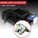 4 Pins Rear Trunk Latch Tailgate Door Lock Actuator Compatible with Mercedes-Benz GL350 GL450 GLA250 GLE350 GLE400 GLK250 GLK350 GLS350d GLS450 ML250 ML350,Replace for 2047401300,2047400435