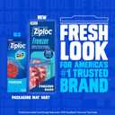 Ziploc Brand Gallon Freezer Storage Bags, Stay Open Design, Easy to Fill, 1 gal, 28 ct