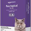Amazon Basics PreventativeTopical Flea Treatment for Large Cats (Over 9 Pounds), 4 Count (Previously Solimo