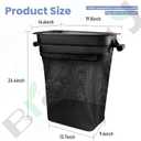 Braveboy 400226 532400226 Lawn Tractor Grass Catcher Container Bag Compatible with Husqvarna/Crftsman/Poulan Replaces 960730028, 966529103, G483ST, RZ30, RZ3016 for Dixon Riding Lawn Mowers (1 Pack)