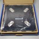 Etekcity Smart Scale for Body Weight, FSA&HSA Eligible, Bathroom Digital Weighing Scale with BMI, Body Fat, Muscle Mass, Accurate Bluetooth Home User Health Equipment Sync Apps, LED, Tempered glass (11 x 11 inches, Black)