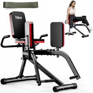 Hip Abductor Machine for Women/Men, Compact Glute Machine & Leg Exercise Equipment with Resistance Band, 6-Level Adjustable Booty Builder for Home Gym, Ultra Quiet, 360 Adjustable Leg Pads