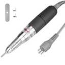 Nail Drill Handpiece for UP200 Machine, Compatible with KUPA KP55, KP60, KP5000, HoMove 35000RPM Professional Electric Nail File Handle Replacement 3 Pins, Low Noise and Comfortable (Only Handpiece)