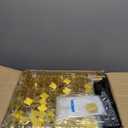 Wedding Arch Backdrop Stand with 24 PCS Gold Sequin, TopDirect 6FTx4FT Metal Square Frame Kit, 12"x12" Shimmer Wall Backdrop Panels, Arbor Flower Stand for Birthday Party Background Decoration