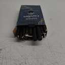 24 Pack Black Taper Candles, 7-8 Hours Burn Time, Unscented, Smokeless and Dripless, 0.75 x 10 Inch Dinner Candle Set for Halloween, Household, Wedding, Party and Home Dcor Candlesticks