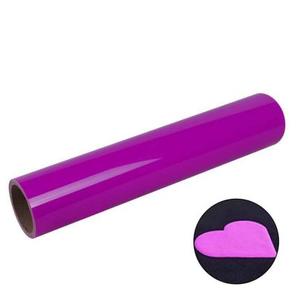 SHOMKIEE 3D Puff HTV Matte Heat Transfer Vinyl Roll 12" x 12ft Iron on for Heat Press T Shirt for All Cutter Machine Heat Vinyl Design (12ft, 3D Puff Purple)
