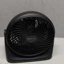 Amazon Basics Air Circulator Fan, Desk Fan for Bedroom, Home and Office, With 90-Degree Tilt Head, 3 Speed Settings, Lightweight (3 LBS), 35 Watts, Black, 11.1"W x 6.3"D x 10.9"H