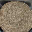 Elcoho 40 Pieces Round Woven Placemats 12 Inch Boho Rattan Placemats Farmhouse Braided Place Mats Woven Plate Chargers Rustic Wicker Table Mats for Dining Table