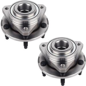 513215 Set of 2 Front Wheel Bearing Hub Assembly Fit for 2004-2007 Pontiac G6, 2004-2007 Chevy Malibu