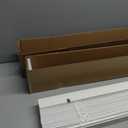 LEVOLOR Basics Cordless 2" Faux Wood Blinds, Light Filtering Window Shade, Blinds for Indoor Windows, White, Fits up to 35" W x 48" L