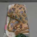 1 Pack 3 Blankets Super Soft Fluffy Premium Fleece Pet Blanket Flannel Paw Printed Throw for Dog Puppy Cat (Small 23x16'', Brown, Pink, White)