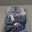 OLANLY Bathroom Rugs Sets 3 Piece, Soft Absorbent Microfiber Bath Mats and U-Shaped Contour Toilet Rug, Plush Shaggy Bath Mat Set for Bathroom (30"x20"+24"x16"+24"x20", Dark Blue)