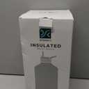 1 Gallon Water Bottle Insulated | Thickened Stainless Steel Vacuum Metal Water Jug | Portable Sports Large for Gym and Hiking with Straw, Carrier Bag, Handle Strap | BPA-Free 128 oz (Gradient Orange)