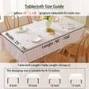 Gingham Tablecloth Rectangular, Tassels Checkered Table Cloth Washable Cotton Linen Plaid Table Cover for Spring Summer Kitchen Dining Party,Pink and White,55x120