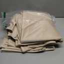 StangH Beige Velvet Curtains 94 inches Long Super Soft Luxury Home Decor Thermal Insulated Light Dimming Drapes for Living Room Sliding Door/Bedroom, W52 x L94, 2 Panels