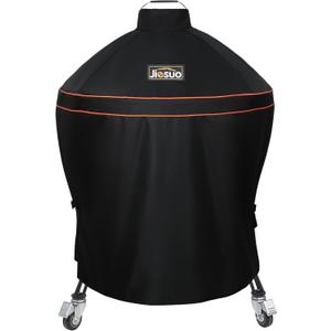 Grill Cover for KAMADO Big Joe Grills, Heavy Duty Waterproof Grill Accessories for Kamado Big Joe 24 inch (KAMADO Big Joe Cover)