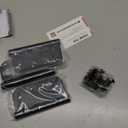 Haidms 304 Stainless Steel Black Ball Bearing Door Hinges for Exterior & Interior Doors 4in Stainless Steel Door Hinges Heavy-Duty Door Hinges Black 4'' Door Hinge, 5/ 8'' Radius Corners 3PACK