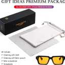 AIEYEZO Rectangle Sunglasses for Men Women Fashion Square Frame Sun Glasses 90’s Retro Designer Shades