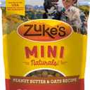 2 x Zuke`s Mini Naturals Dog Treat Peanut Butter 1lb (EXP 11/30/27)