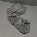 Crystal Velvet Cervical Neck Pillowcase (Only Pillowcase) Ergonomic Pillow Cover Contour Pillow Cover Warm Soft Fuzzy Cases for Side Back Stomach Sleepers Winter(Gray,Standard Size)