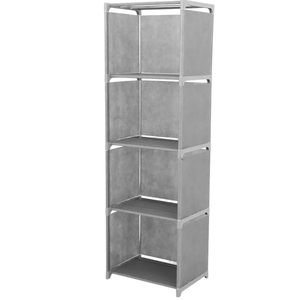 Versatile Storage Rack Industrial Display for Living Room Office and Entryway Multitier Bookshelf